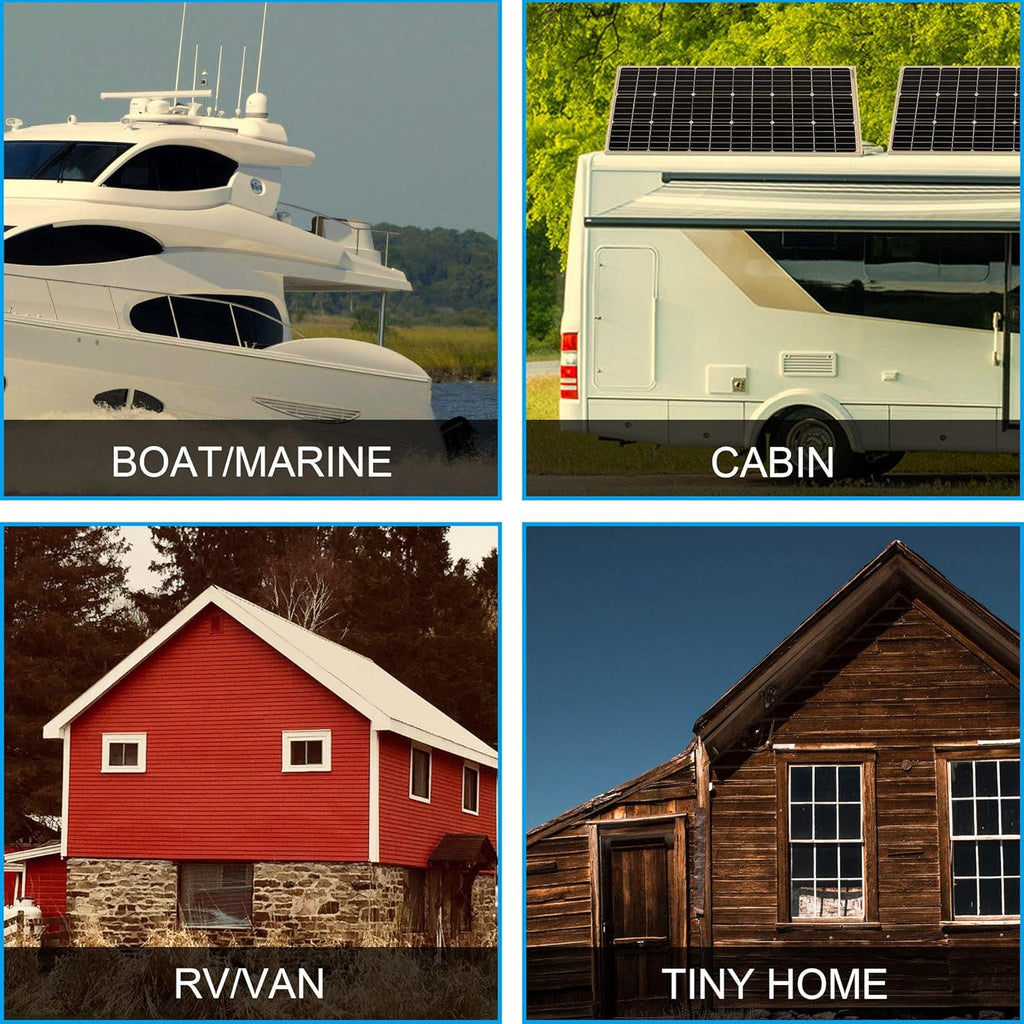 600 Watt Black Mono RV Solar Panel I375