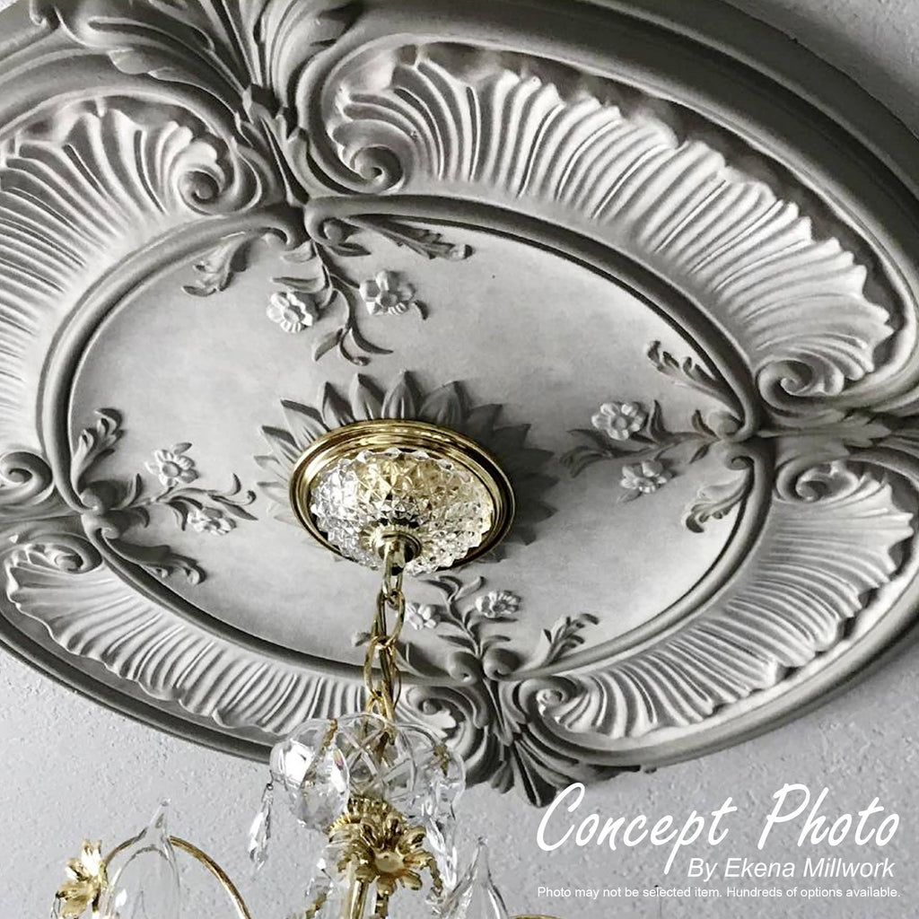 26 1/2x22OD x 3 5/8x22ID x 1 1/2x22P Ceiling Medallion B1894