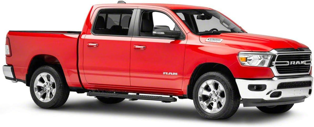 5-Inch Aluminum Side Step Bars with Black Cover Plates L9241