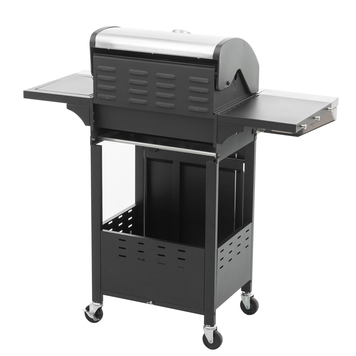 3 Burner Stainless Steel Propane Gas Grill with Side Burner R624