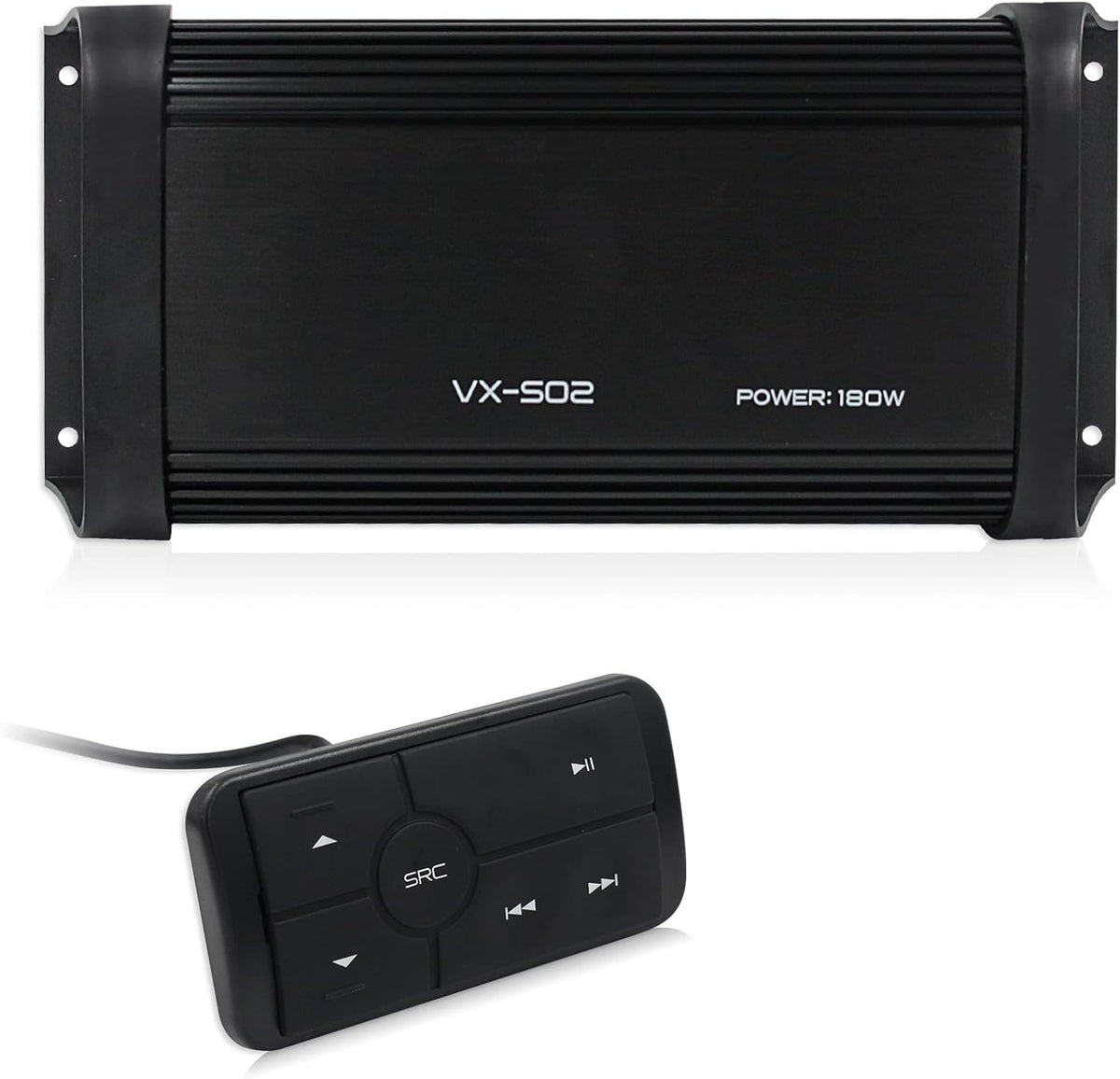 180 Watts 4 Channel Waterproof Marine Bluetooth Amplifier H4997