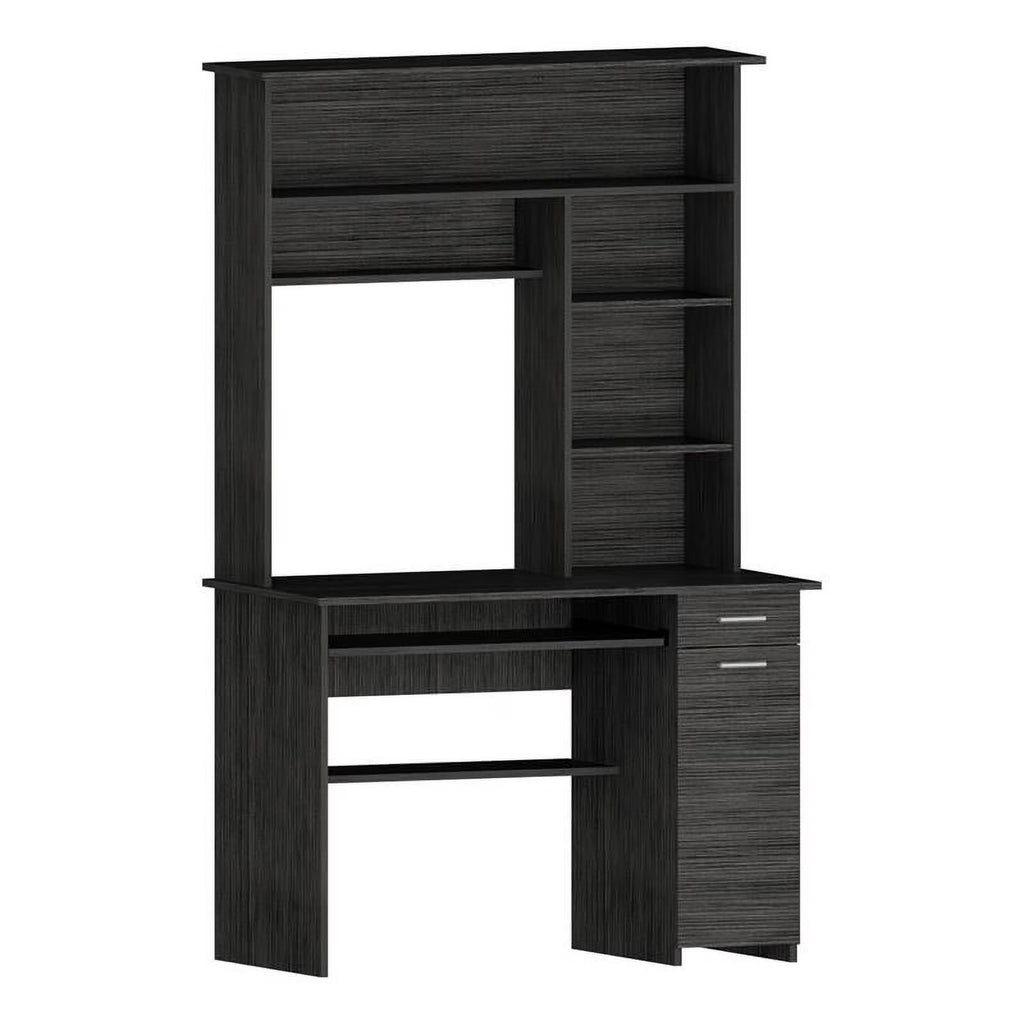 Gray Engineered Wood Hutch Desk C12484