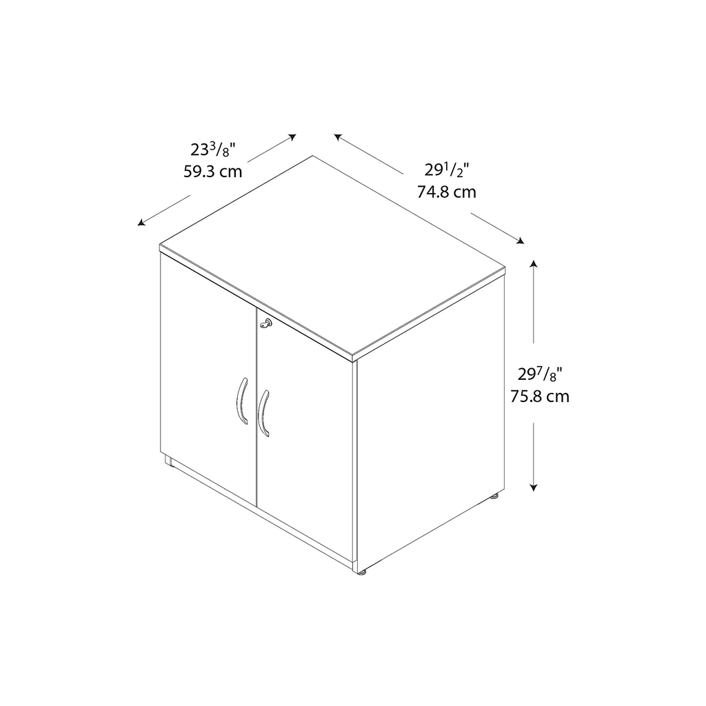 Light Oak Storage Cabinet Z743968