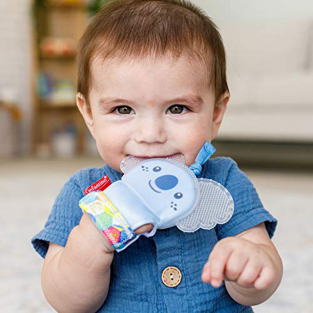 Teething Mitten with Textured Silicone Teether D66437