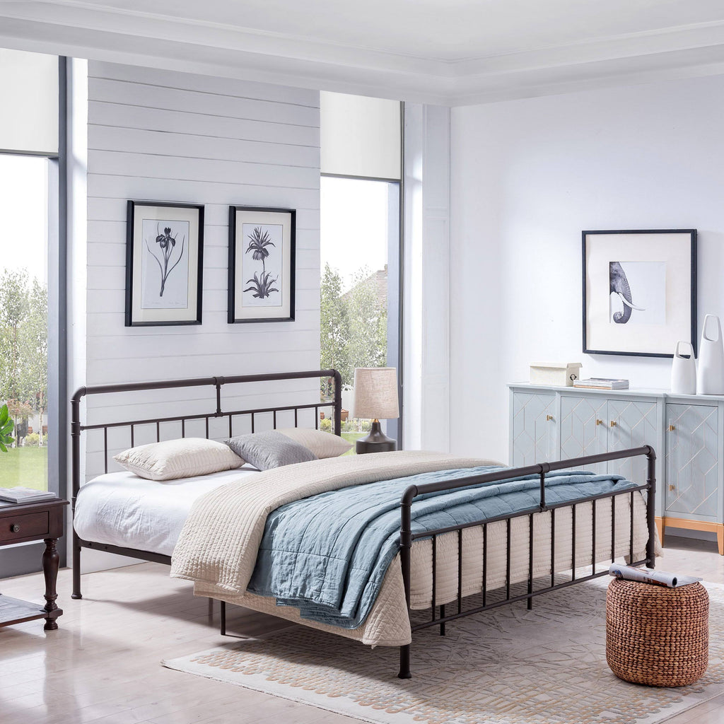 Queen-size Iron Bed Frame P292
