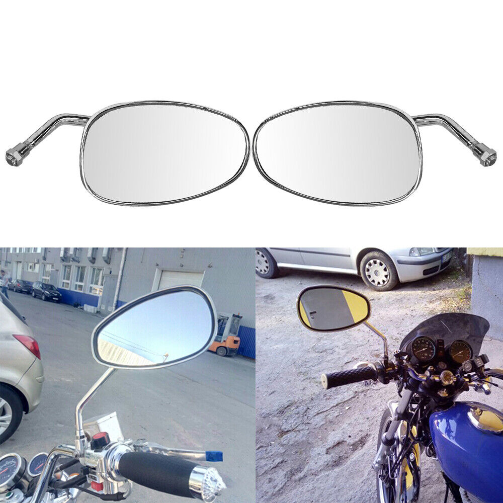 Oval Rear View Mirrors in Chrome R417716