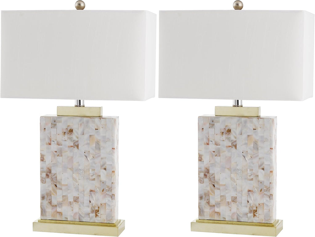 Ivory Shell Table Lamp (Set of 2) G5716