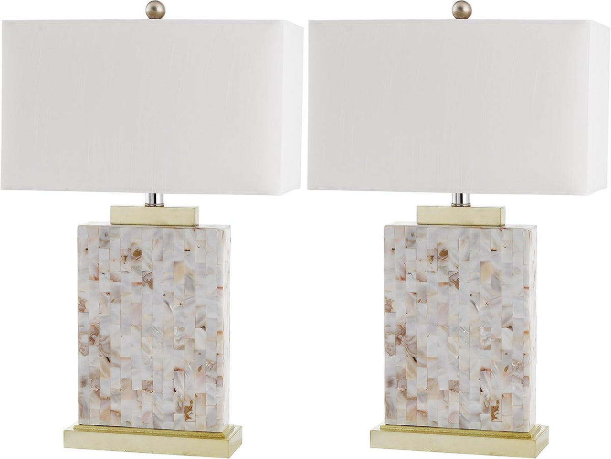 Ivory Shell Table Lamp (Set of 2) G5716