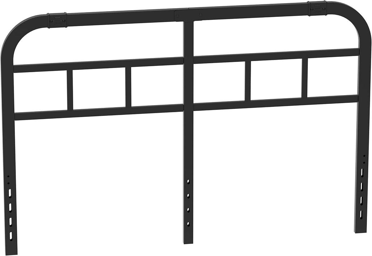 Black Metal California King Bed Headboard N1864