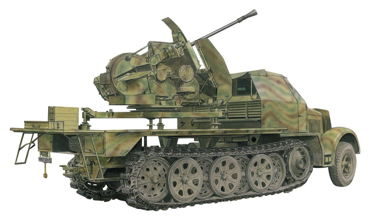 Sd.Kfz.7 with 3.7cm Flak 43 auf Selbstfahrlafette (1/35 Scale) P94633