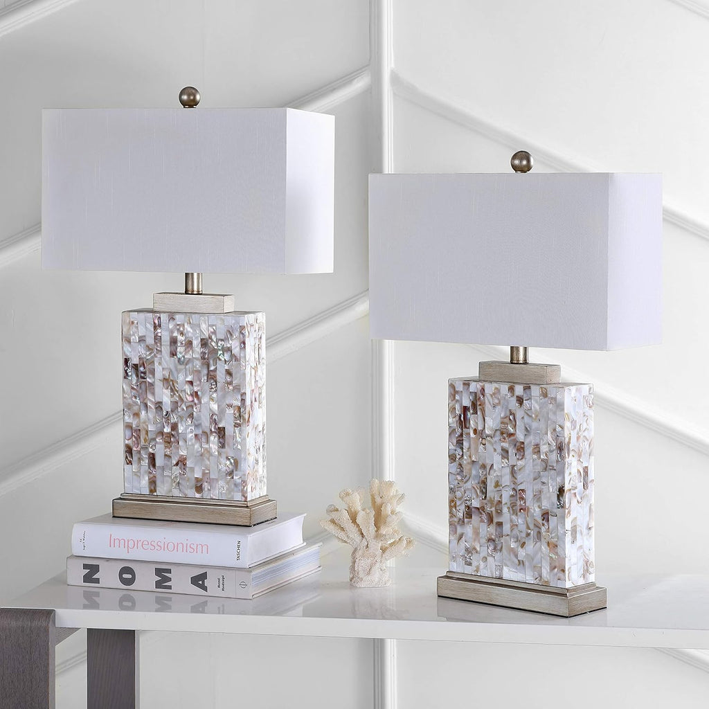 Ivory Shell Table Lamp (Set of 2) G5716