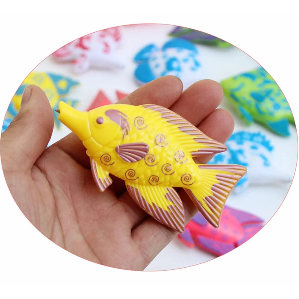 Magnetic Fishing Toy Set with 1 Fishing Rod and 6 Fishes X376298