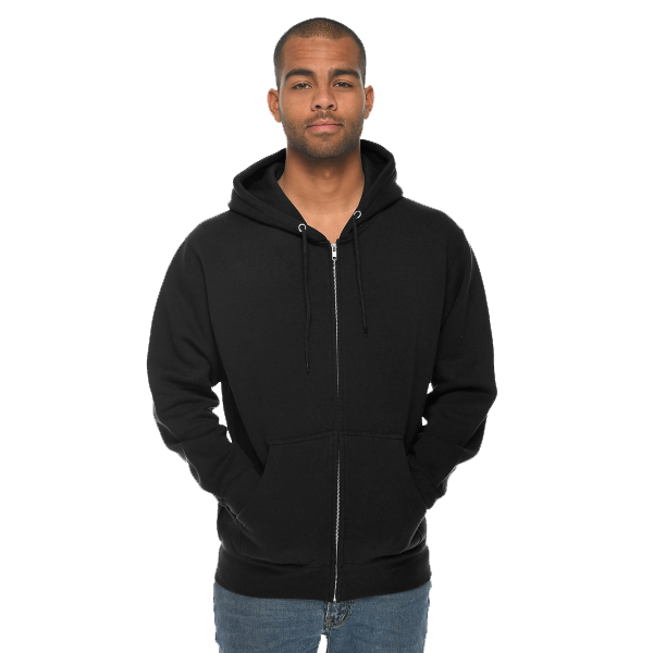 Black Full Zip Hoodie